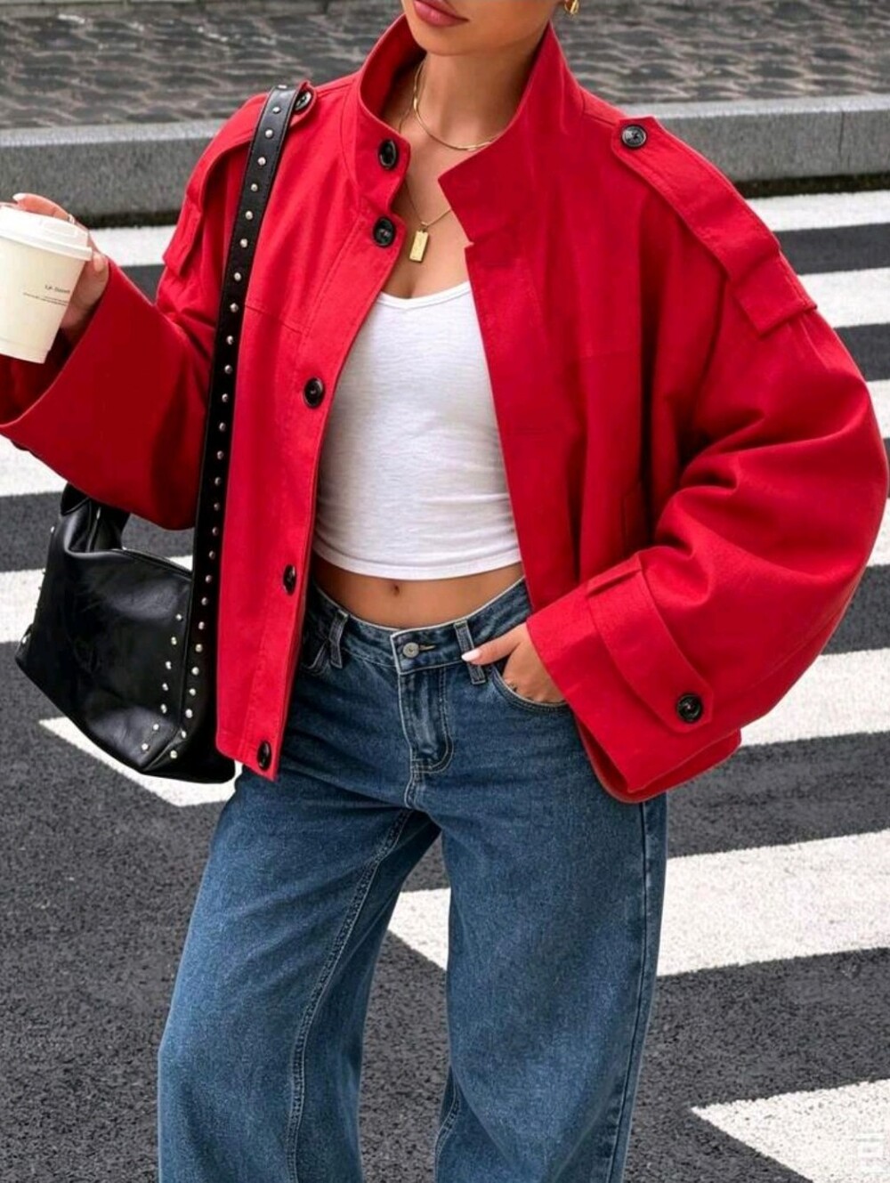 Spring/Autumn New Women's European And American Style Fashion Versatile St